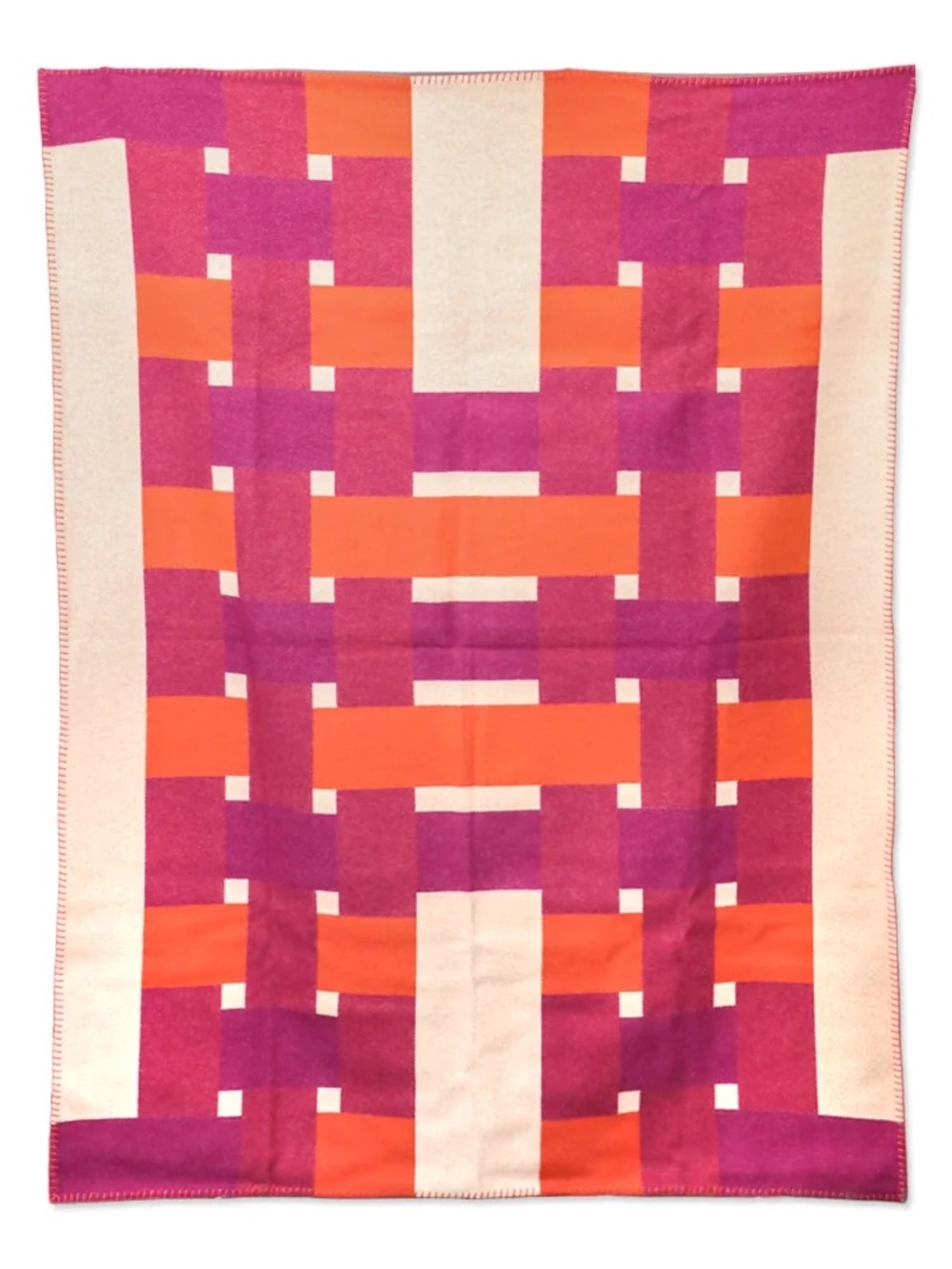 Hermes H Tissage Wool Throw Blanket